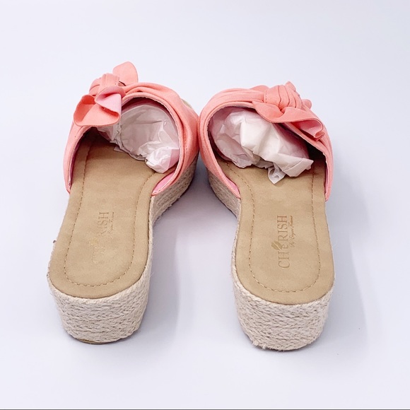Knotted open toe mule espadrille sandal - Picture 6 of 8